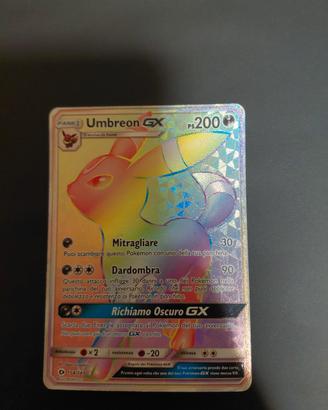 carta pokemon Umbreon Gx hyper full art