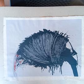 Scanavino,serigrafia su tela