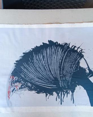 Scanavino,serigrafia su tela