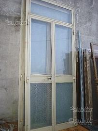 2) CONTROPORTE IN ALLUMINIO BRONZO - L 110 x 250