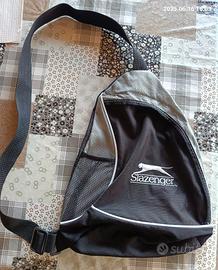 Tracolla Slazenger nera e grigia