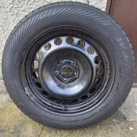 Cerchio e gomma uso scorta per opel j astra