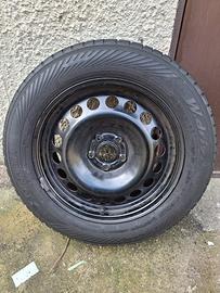 Cerchio e gomma uso scorta per opel j astra