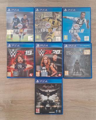 Lotto Giochi PS2 PS3 PS4 FIFA PES WWE Batman Drago