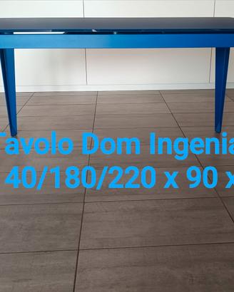 Tavolo Bontempi blu allungabile