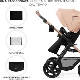 Kinderkraft MOOV 2, passeggino 4 in 1