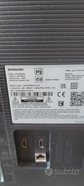 TV Samsung 75 pollici schermo rotto
