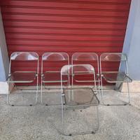 Set5 sedie Plia Castelli originali piretti anni 70