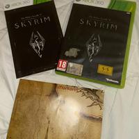 gioco xbox 360 skyrim con mappa