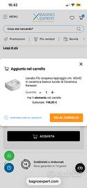 LAVABO KERASAN FLO 60 x 42 NUOVO
