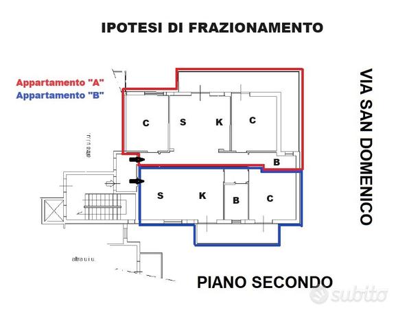 Vomero 125 mq con posto auto e cantinola