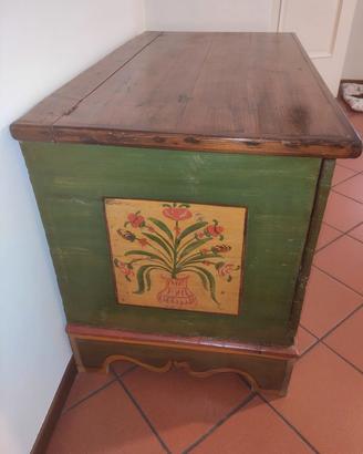 Cassapanca tirolese larg. 123 prof.68 altezza 82