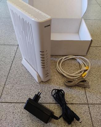 Router D-Link DVA-5592, Fibra, WiFi + 4 powerline