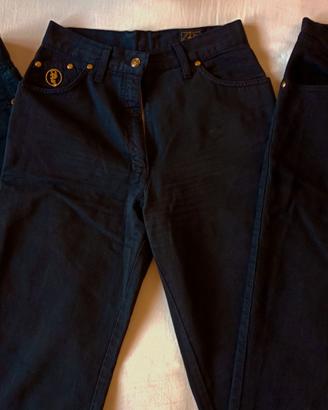 Lotto 3 pantaloni jeans neri taglia 44
