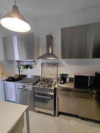cucina completa in acciaio inox "freestanding"