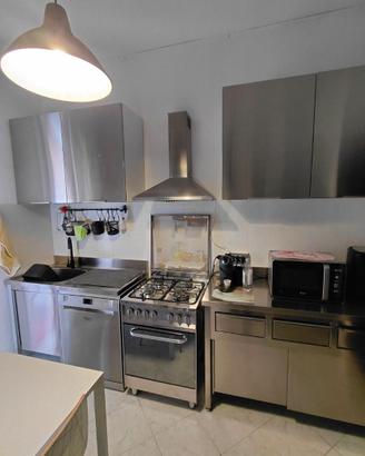 cucina completa in acciaio inox "freestanding"