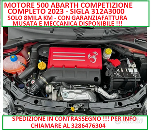 MOTORE ABARTH 595 312A3000 8MILA KM GARANTITO 2023