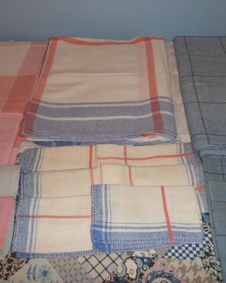 10 tovaglie da tavola corredo del 1970