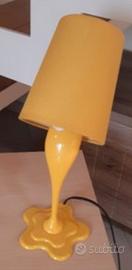 Abajour lampada gialla