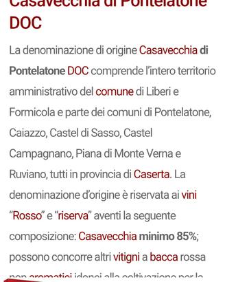Uva da vino Casavecchia, Piedirosso ..e
