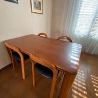 TAVOLO LEGNO MASSELLO ALLUNGABILE