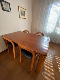 TAVOLO LEGNO MASSELLO ALLUNGABILE