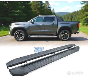 PEDANE LATERALI VOLKSWAGEN VW AMAROK 10- NERO