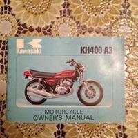 Kawasaki Kh 400 -A3 Manuale uso e Manutenzione1975