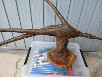 scultura anatra/ Germano reale