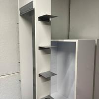 isola reggi specchi da parrucchiere 