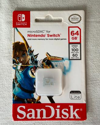 Micro SD 64 Gb per nintendo switch