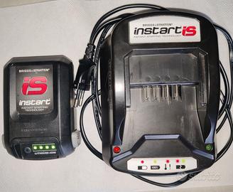 Batteria e caricabatt. tagliaerba Briggs&Stratton