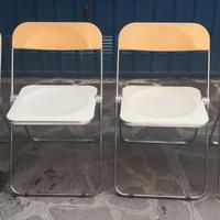 4 Sedie Plia by Piretti per Anonima Castelli 