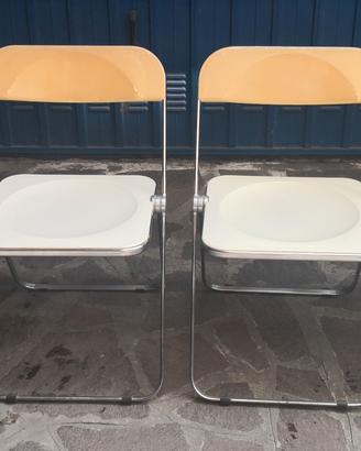 4 Sedie Plia by Piretti per Anonima Castelli 