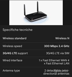 D-Link DWR-921 Router 4G LTE sim