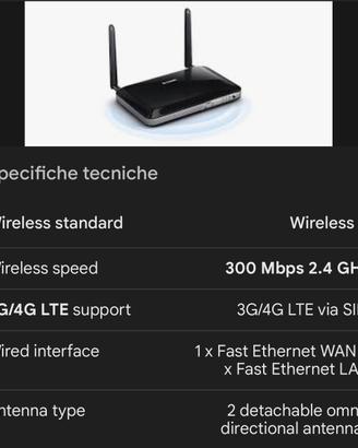 D-Link DWR-921 Router 4G LTE sim