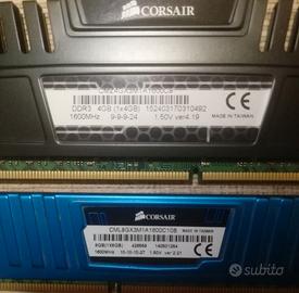 MEMORIE RAM DDR3 DA 4GB 2GB O 1GB