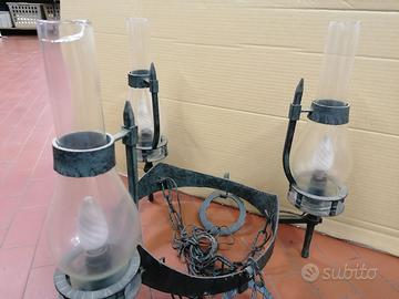 Lampadari ferro vintage rustici