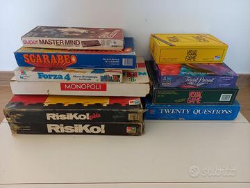 GIOCHI IN SCATOLA ANNI 60/90, LISTA E PREZZI.