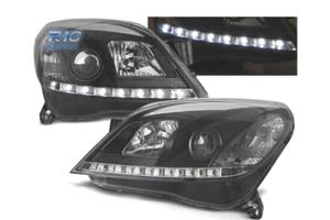 FARI OPEL ASTRA H 04-09 LUCE DIURNA A LED FONDO NE