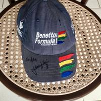 Cappello jean alesi autografato