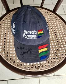 Cappello jean alesi autografato
