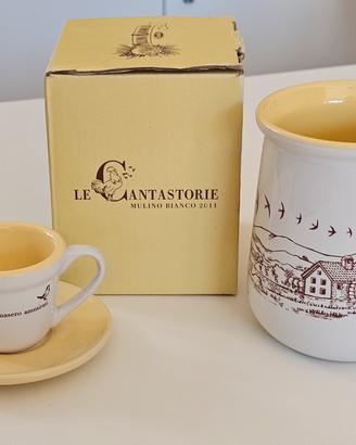 Lattiera + tazzina Cantastorie Mulino Bianco 2011