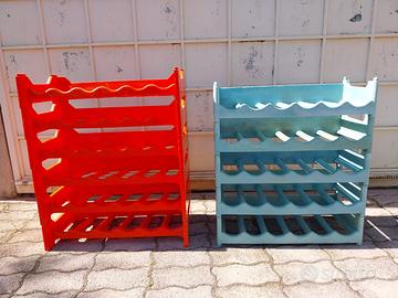 Porta bottiglie in plastica (Cantinetta)