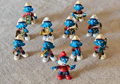 11 Puffi Banda Musicale Incompleta