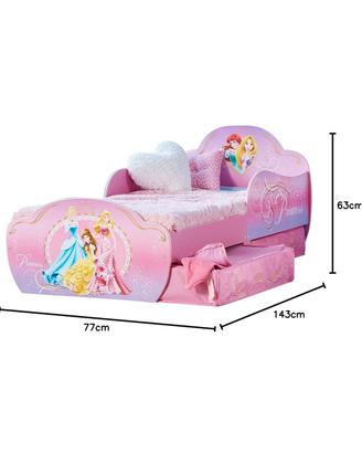 Lettino in legno sagomato Principesse Disney 