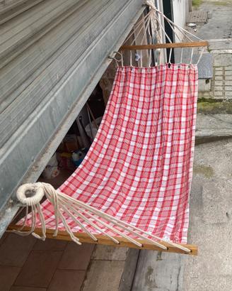 Amaca in tessuto per giardino campeggio veranda