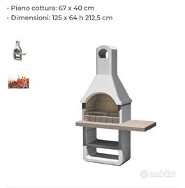 caminetto nuovo da esterno