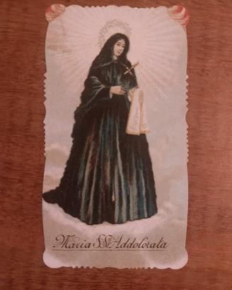 Santino Antico Maria SS. Addolorata vintage