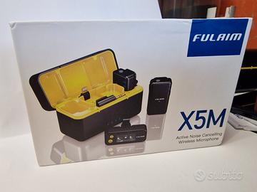 Microfono wireless Fulaim X5M con cancellazione 